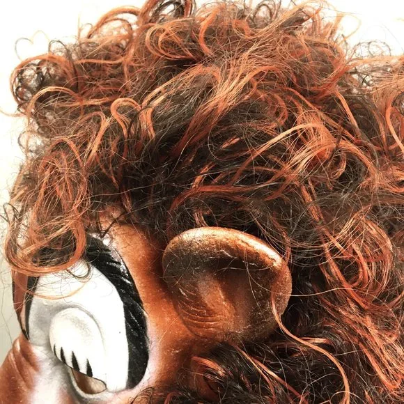 VTG Cesar Lion Head Rubber Latex Halloween Mask
